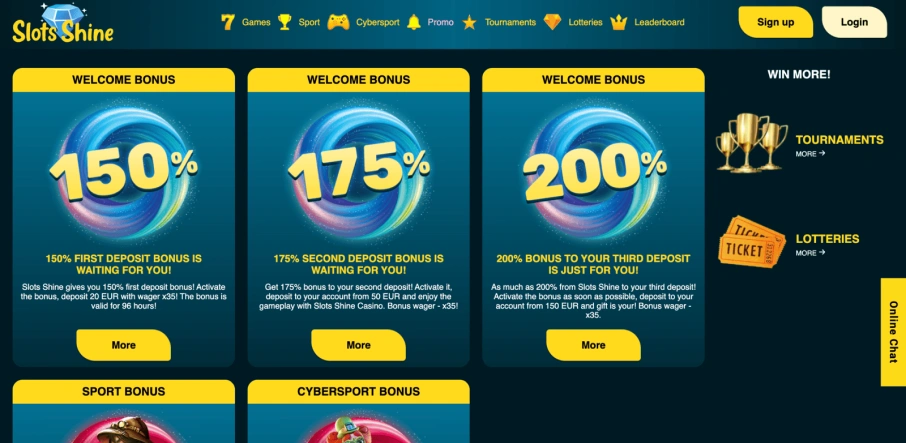 Slots Shine Casino